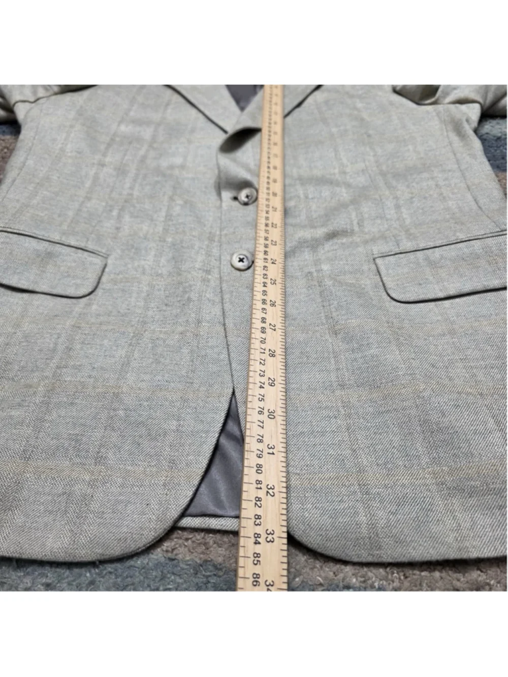 Aquascutum 100% Cashmere Blazer 46R Loro Piana USA Made Vintage Plaid
